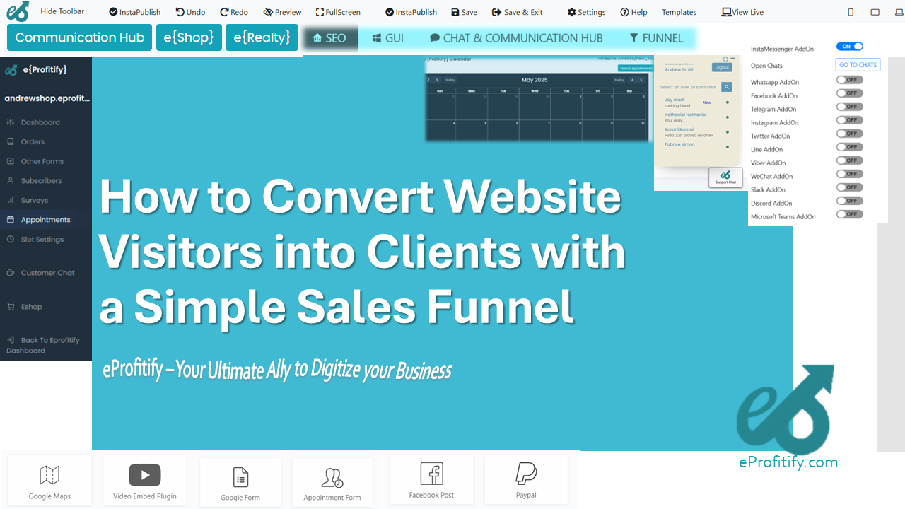 How to Convert Website Visitors into Clients with a Simple Sales Funnel